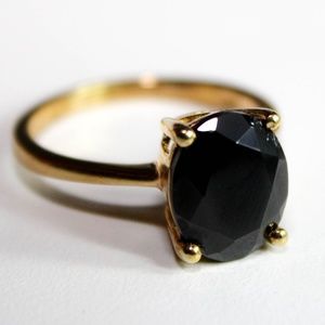Black Spinel Ring